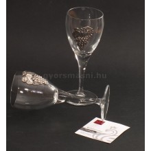 2 db boros pohár ón verettel díszdobozban ARTINA - 1 -  Boros poharak, ón készletek
